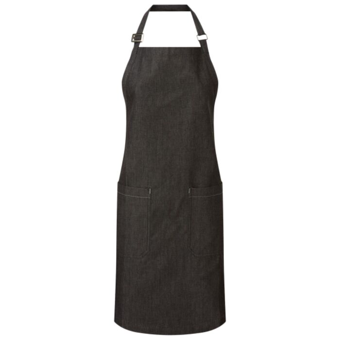 Premier Fairtrade Organic Cotton Denim Bib Apron Thumbnail