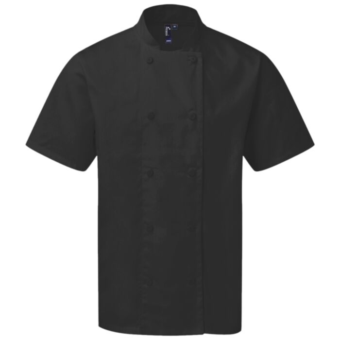 Premier Premier Coolchecker® Short Sleeve Chef's Jacket PR902 Premier Coolchecker® Short Sleeve Chef's Jacket Thumbnail