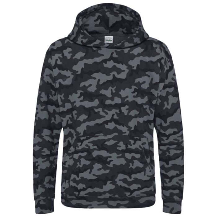 AWDis Kids Camo Hoodie Thumbnail