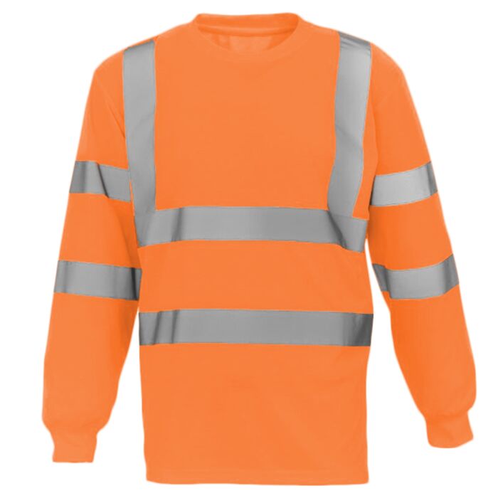 Yoko Yoko Hi-Vis Long Sleeve T-Shirt YK012 Yoko Hi-Vis Long Sleeve T-Shirt Thumbnail