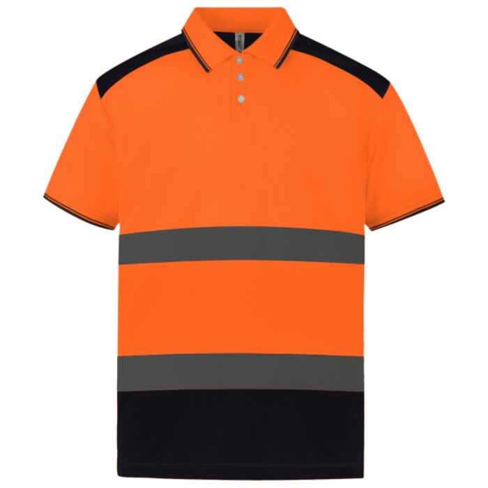 Yoko Two Tone Short Sleeve Polo Shirt Thumbnail