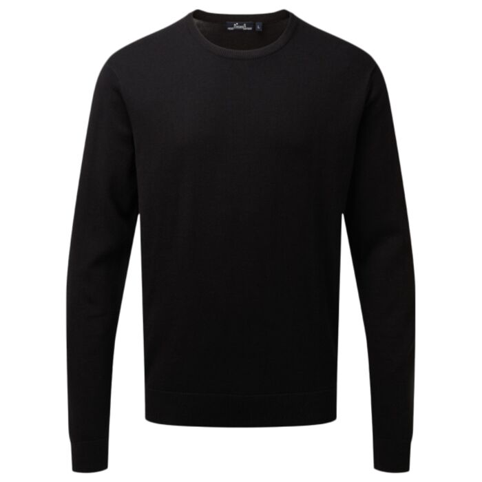 Premier Cotton Rich Crew Neck Sweater Thumbnail