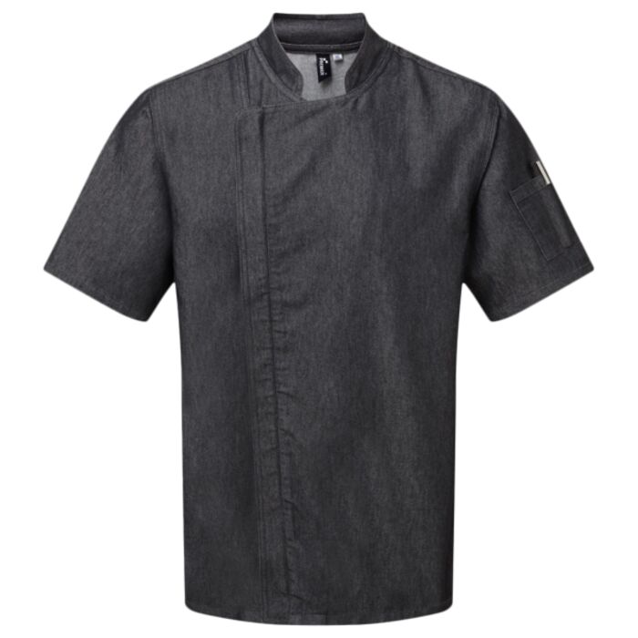 Premier Premier Short Sleeve Zipped Chef's Jacket PR906 Premier Short Sleeve Zipped Chef's Jacket Thumbnail