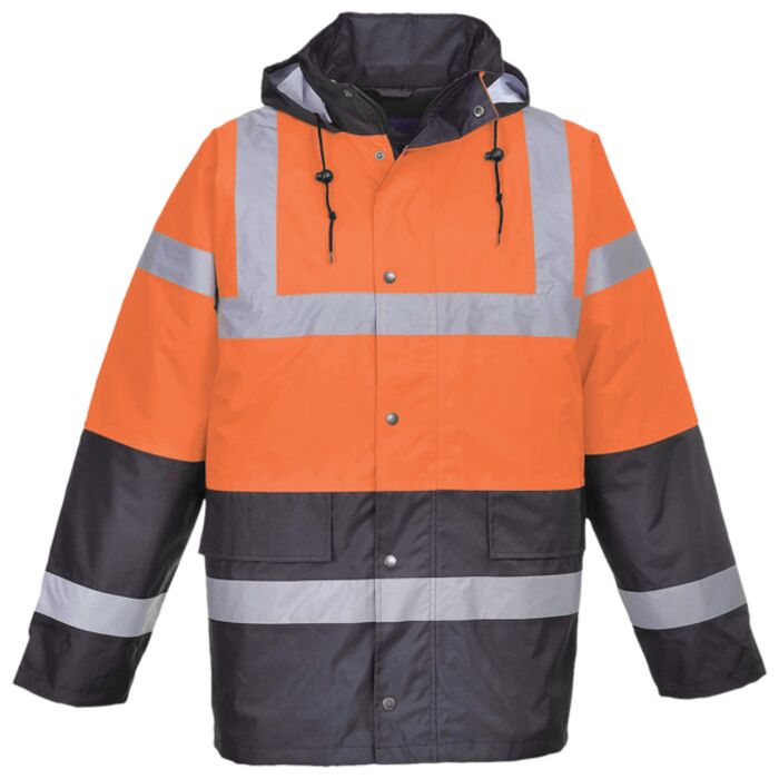 Portwest Portwest Hi-Vis Contrast Traffic Jacket PW025 Portwest Hi-Vis Contrast Traffic Jacket Thumbnail