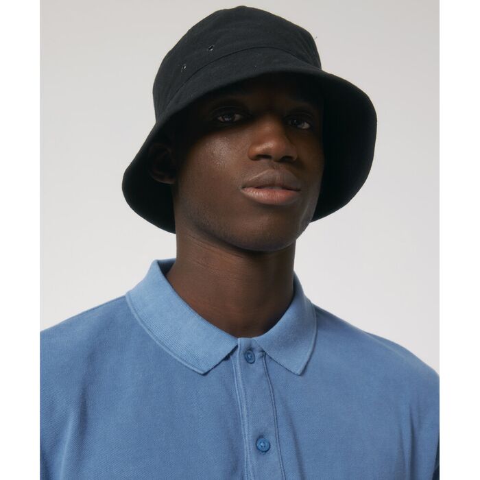 Bucket hat with metal eyelets (STAU893) Thumbnail