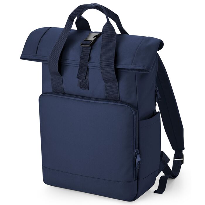BagBase Recycled Twin Handle Roll-Top Laptop Backpack Thumbnail