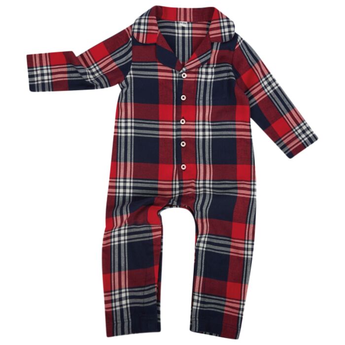 Larkwood Baby/Toddler Tartan All In One Thumbnail