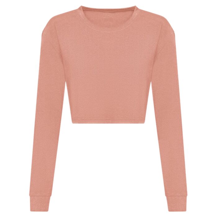 AWDis Just T's AWDis Ladies Long Sleeve Cropped T-Shirt JT016 AWDis Ladies Long Sleeve Cropped T-Shirt Thumbnail
