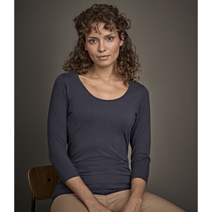 Tee Jays Ladies Stretch 3/4 Sleeve T-Shirt Thumbnail