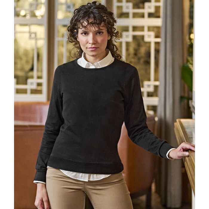 Tee Jays Ladies Crew Neck Sweater Thumbnail