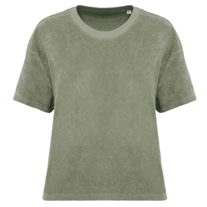 Native Spirit Native Spirit Ladies Terry Towel T-Shirt NS328 Native Spirit Ladies Terry Towel T-Shirt Thumbnail