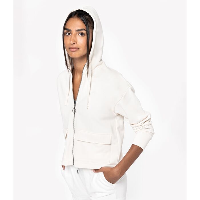 Native Spirit Ladies Full Zip Hooded Sweatshirt Thumbnail