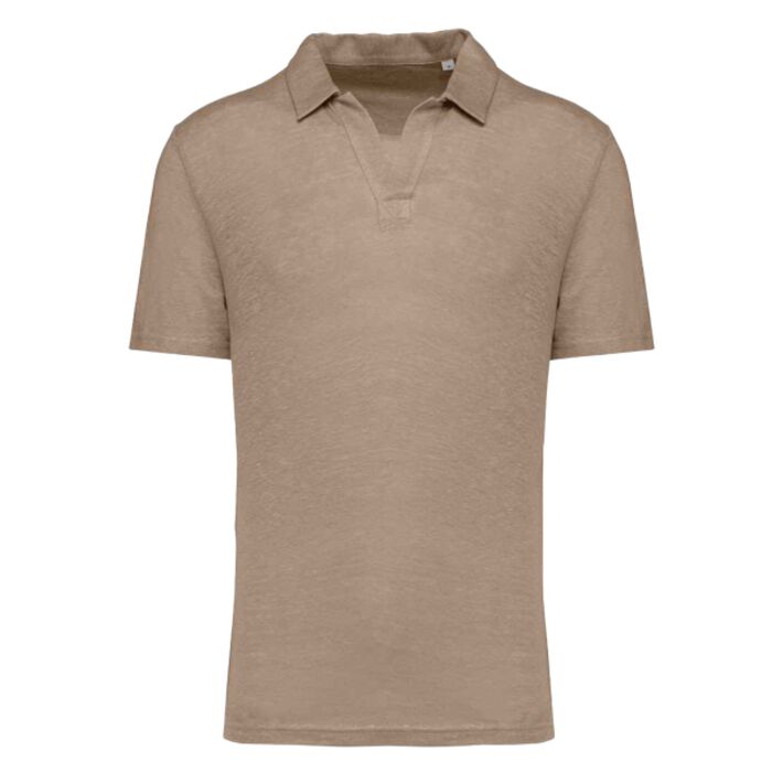 Native Spirit Linen Polo Shirt Thumbnail