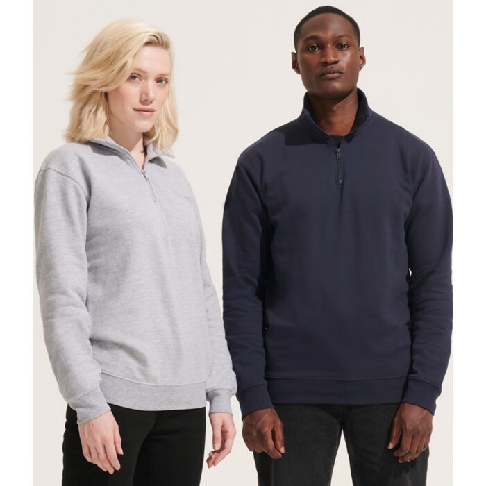 SOL'S Unisex Conrad 1/4 Zip Sweatshirt Thumbnail