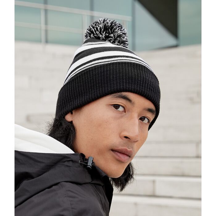 Beechfield Striped Fan Beanie Thumbnail