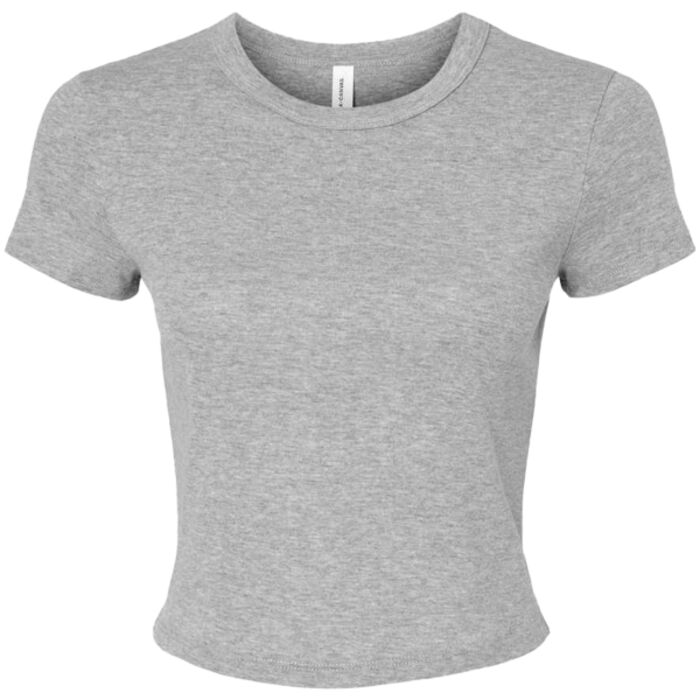 Bella + Canvas Bella Ladies Micro Rib Baby T-Shirt BL1010 Bella Ladies Micro Rib Baby T-Shirt Thumbnail