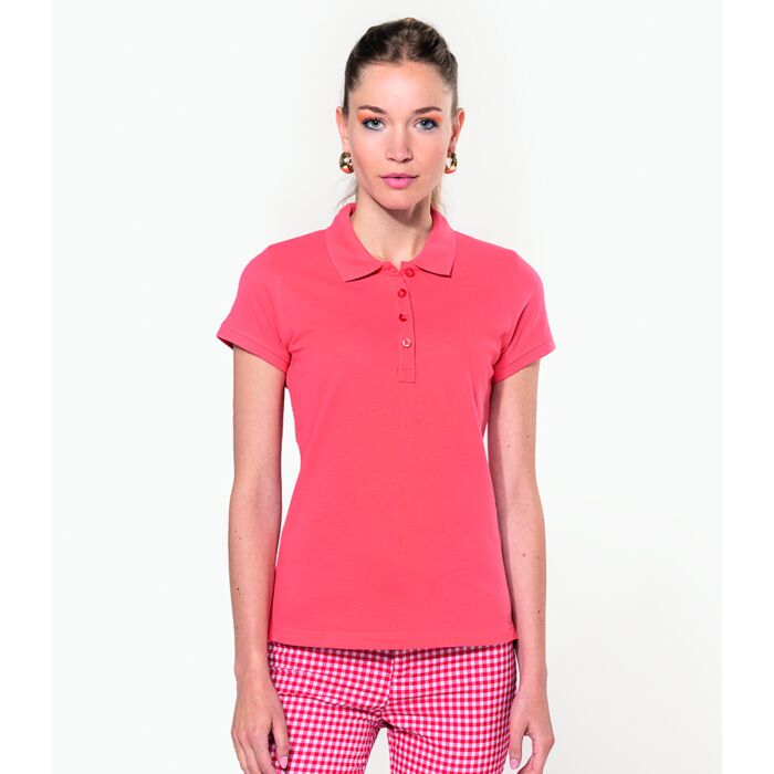 Kariban Ladies Short Sleeve Piqué Polo Shirt Thumbnail