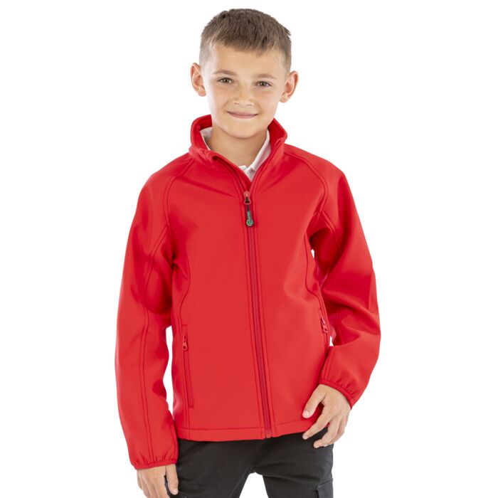 Result Genuine Recycled Kids Two Layer Printable Soft Shell Jacket Thumbnail