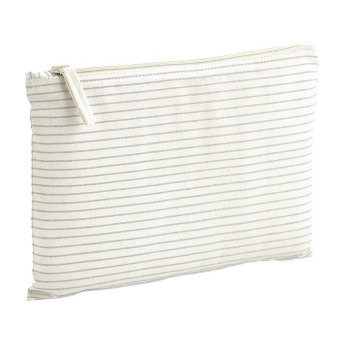 Westford Mill Striped Organic Cotton Accessory Pouch Thumbnail