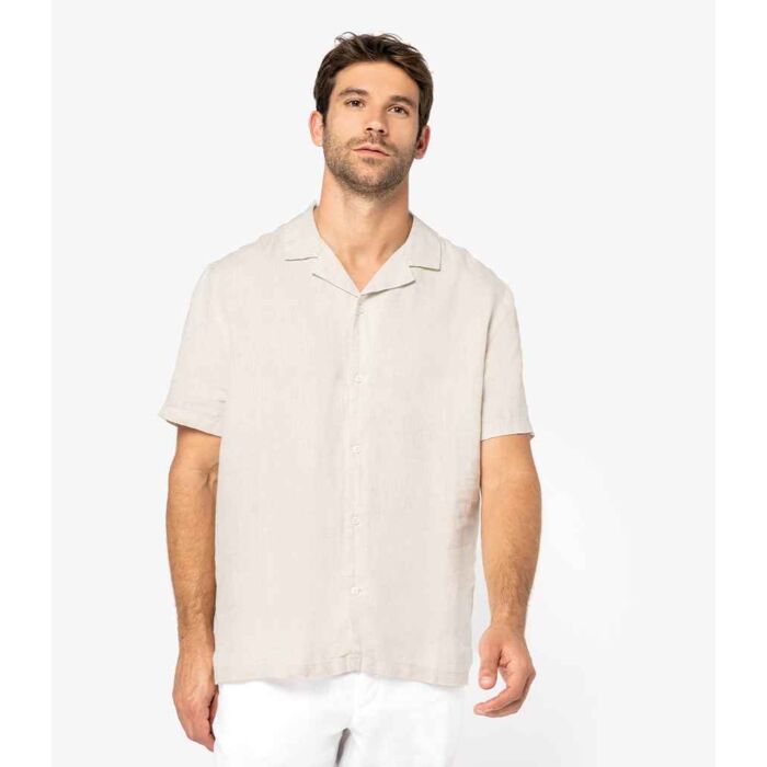 Spasso Short Sleeve Linen Shirt Thumbnail