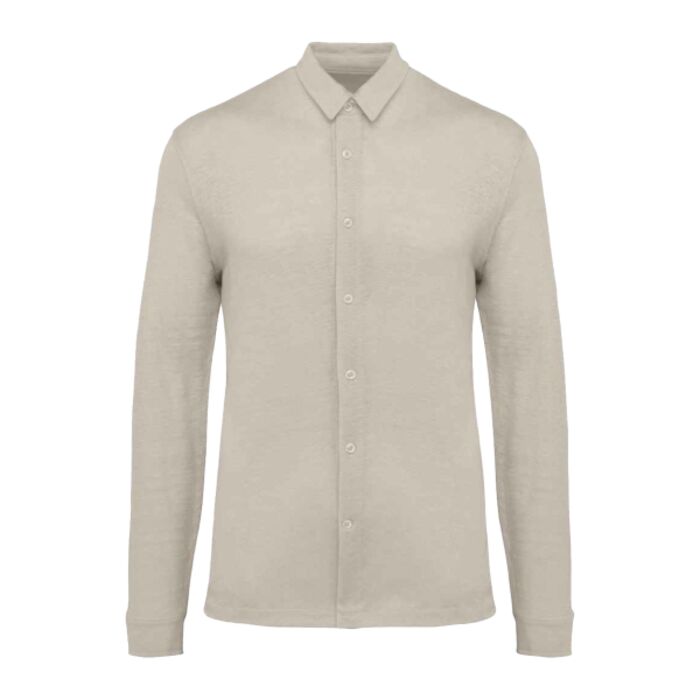 Spasso Long Sleeve Linen Shirt Thumbnail