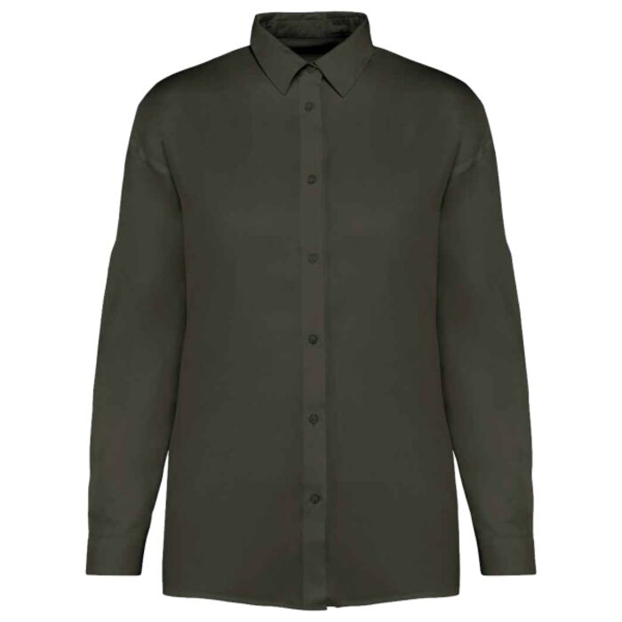 Spasso Ladies Long Sleeve TENCEL™ Shirt Thumbnail