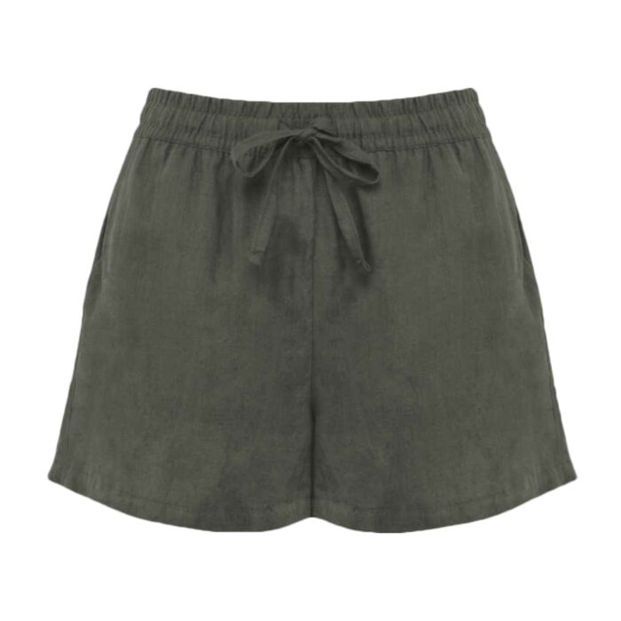 Spasso Ladies Linen Shorts Thumbnail