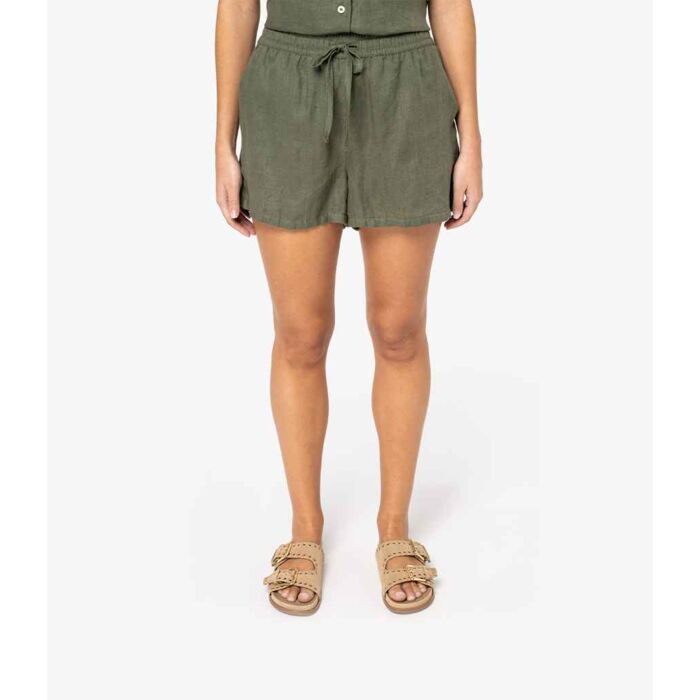 Spasso Ladies Linen Shorts Thumbnail