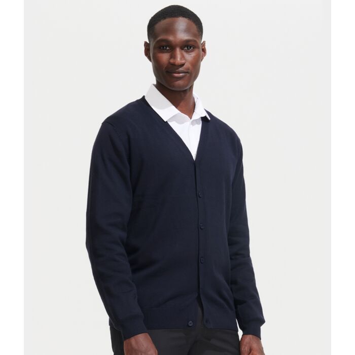 SOL'S Golden Cotton Acrylic V Neck Cardigan Thumbnail