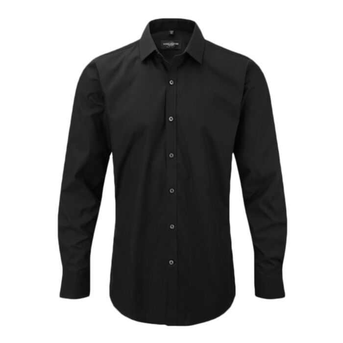 Russell Collection Long Sleeve Ultimate Stretch Shirt Thumbnail