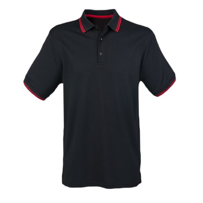 Henbury Henbury Coolplus® Tipped Polo Shirt H482 Henbury Coolplus® Tipped Polo Shirt Thumbnail