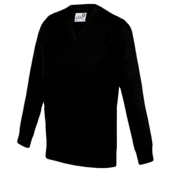 AWDis Academy AWDis Academy Kids V Neck Sweatshirt AC003B AWDis Academy Kids V Neck Sweatshirt Thumbnail