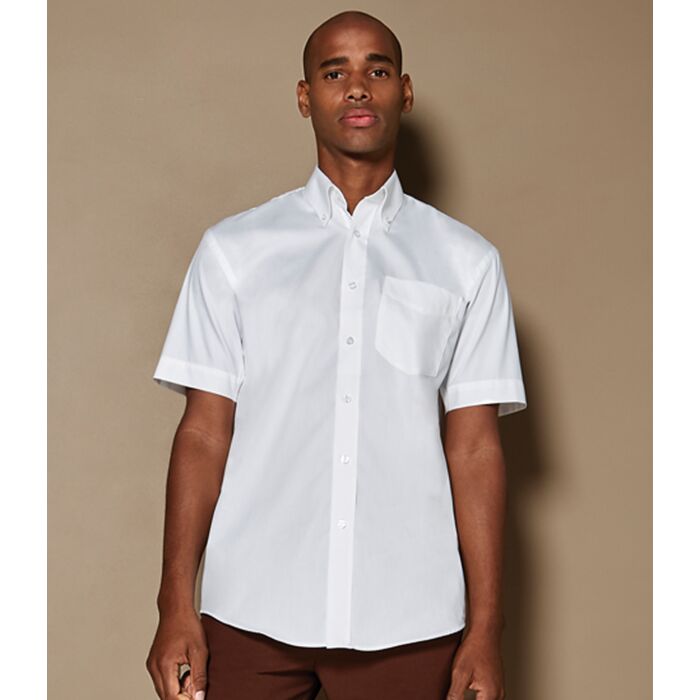 Kustom Kit Premium Short Sleeve Classic Fit Oxford Shirt Thumbnail