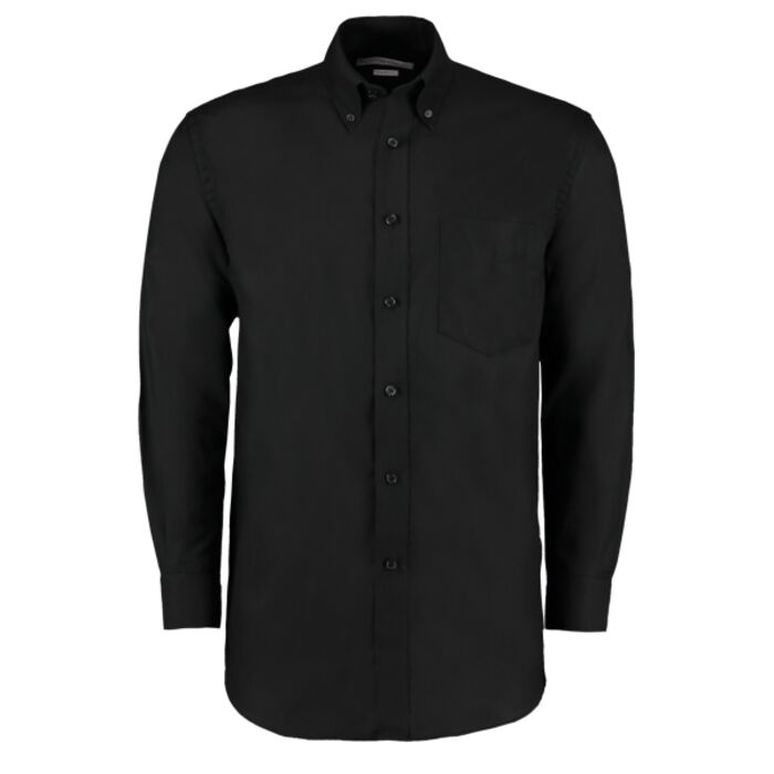 Kustom Kit Long Sleeve Classic Fit Workwear Oxford Shirt Thumbnail