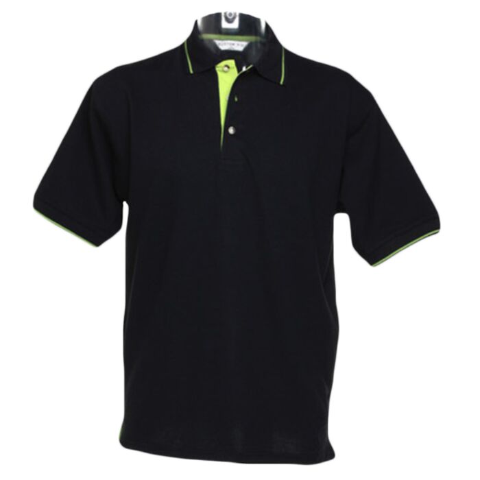 Kustom Kit St Mellion Tipped Cotton Piqué Polo Shirt Thumbnail
