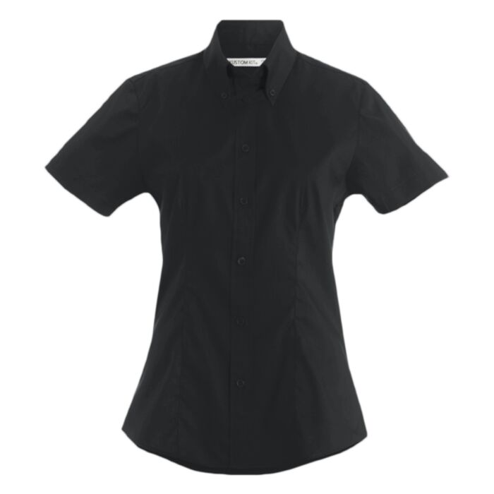 Kustom Kit Kustom Kit Ladies Premium Short Sleeve Tailored Oxford Shirt K701 Kustom Kit Ladies Premium Short Sleeve Tailored Oxford Shirt Thumbnail