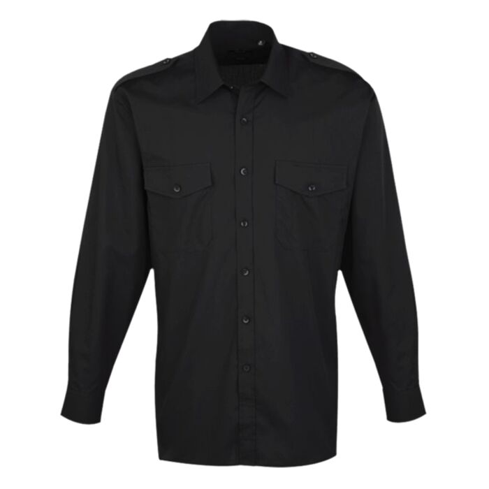Premier Premier Long Sleeve Pilot Shirt PR210 Premier Long Sleeve Pilot Shirt Thumbnail