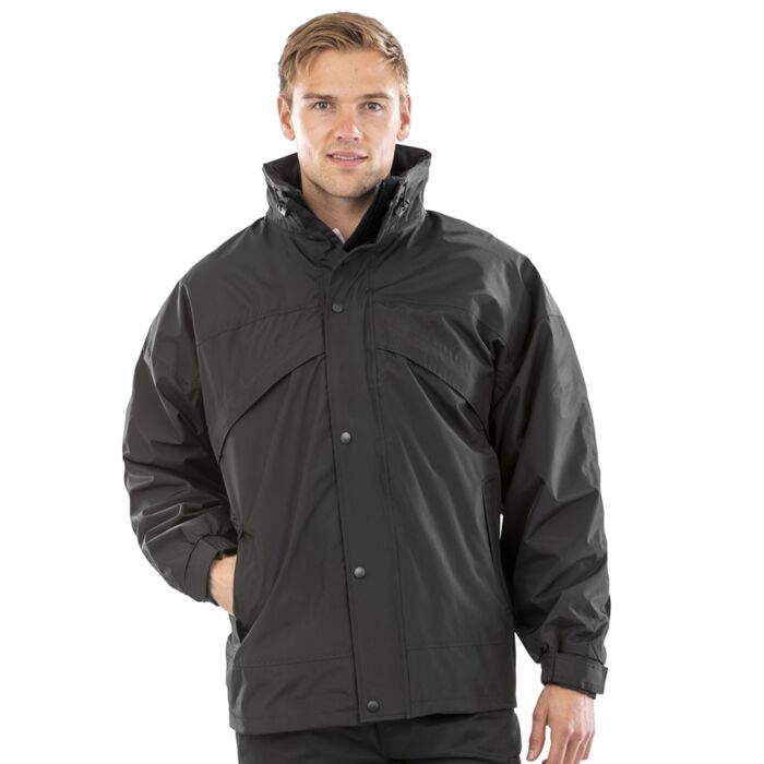 Result 3-in-1 Waterproof Zip and Clip Fleece Lined Jacket Thumbnail