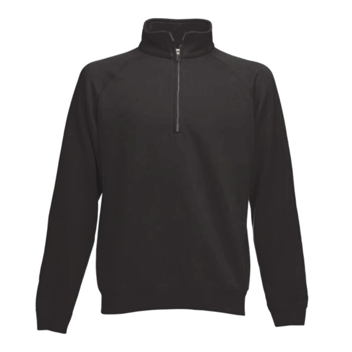 Fruit of the Loom Classic Zip Neck Sweatshirt Thumbnail