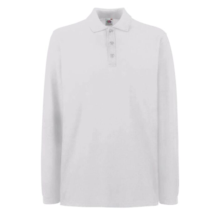 Fruit of the Loom Fruit of the Loom Premium Long Sleeve Cotton Piqué Polo Shirt SS24 Fruit of the Loom Premium Long Sleeve Cotton Piqué Polo Shirt Thumbnail