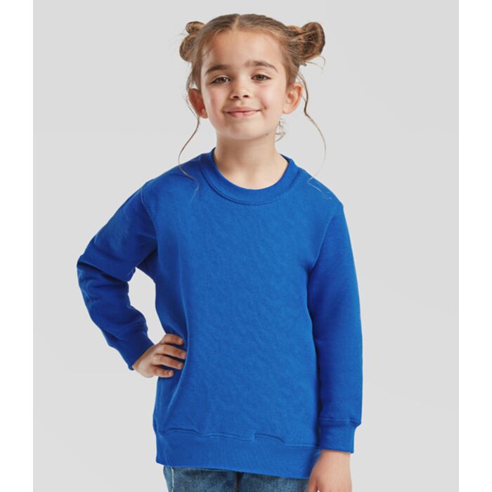 Fruit of the Loom Kids Classic Drop Shoulder Sweatshirt Thumbnail