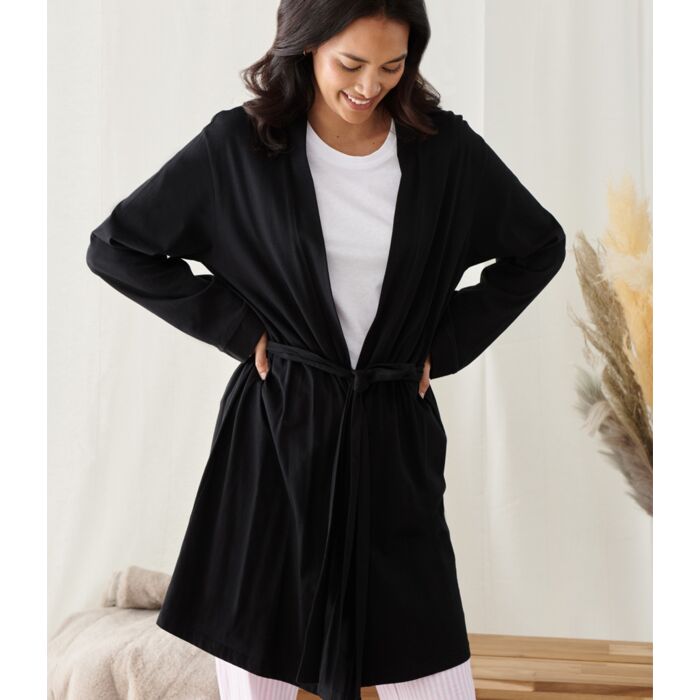 Towel City Ladies Cotton Wrap Robe Thumbnail