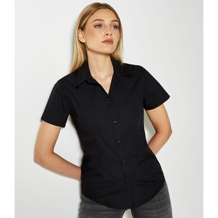 Kustom Kit Ladies Short Sleeve Classic Fit Workforce Shirt Thumbnail