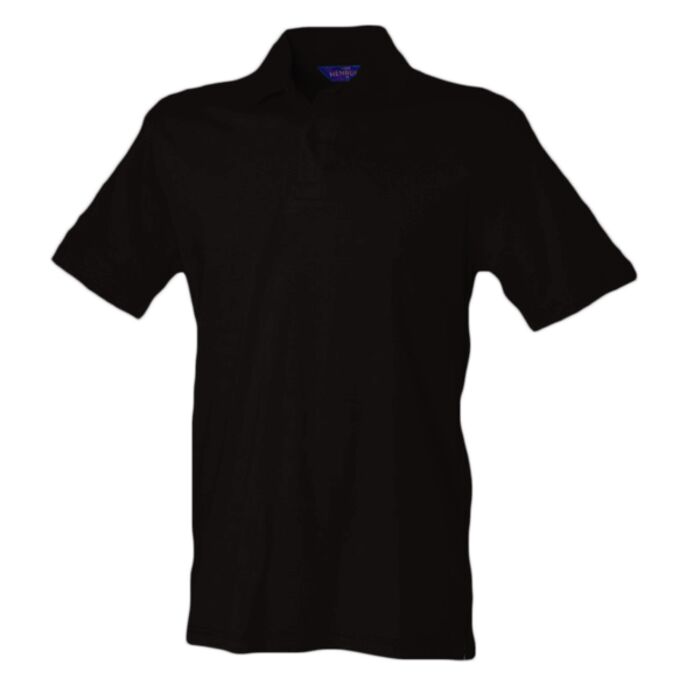 Henbury Unisex Stretch Cotton Piqué Polo Shirt Thumbnail