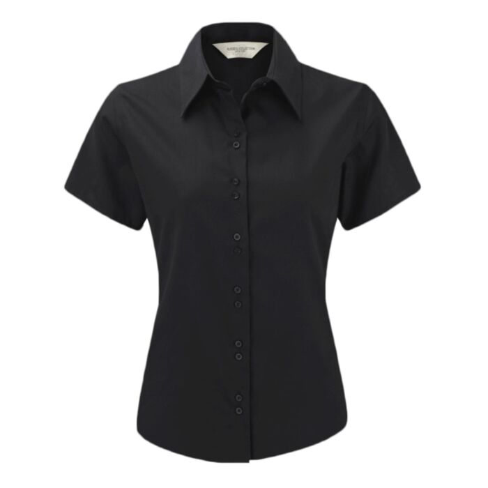 Russell Collection Ladies Short Sleeve Ultimate Non-Iron Shirt Thumbnail