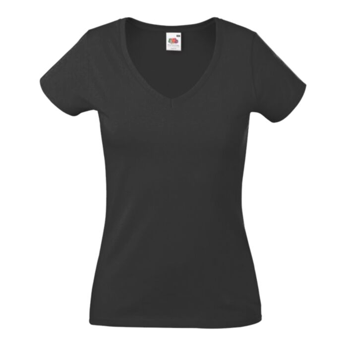 Fruit of the Loom Lady Fit Value V Neck T-Shirt Thumbnail