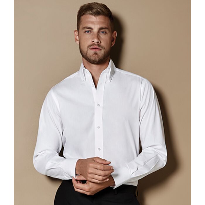 Kustom Kit Long Sleeve Tailored City Business Shirt Thumbnail