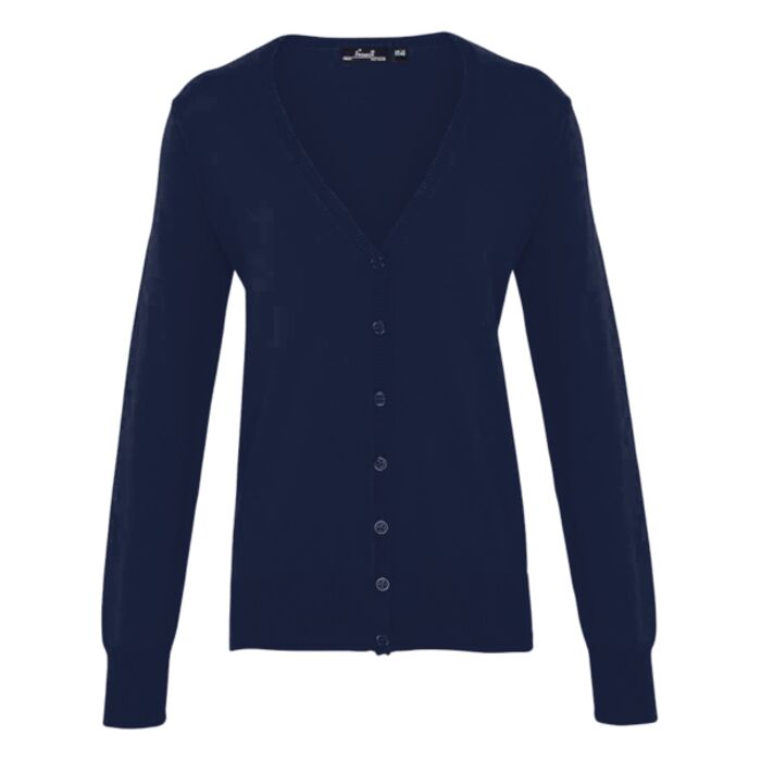 Premier Premier Ladies Cotton Acrylic V Neck Cardigan PR697 Premier Ladies Cotton Acrylic V Neck Cardigan Thumbnail