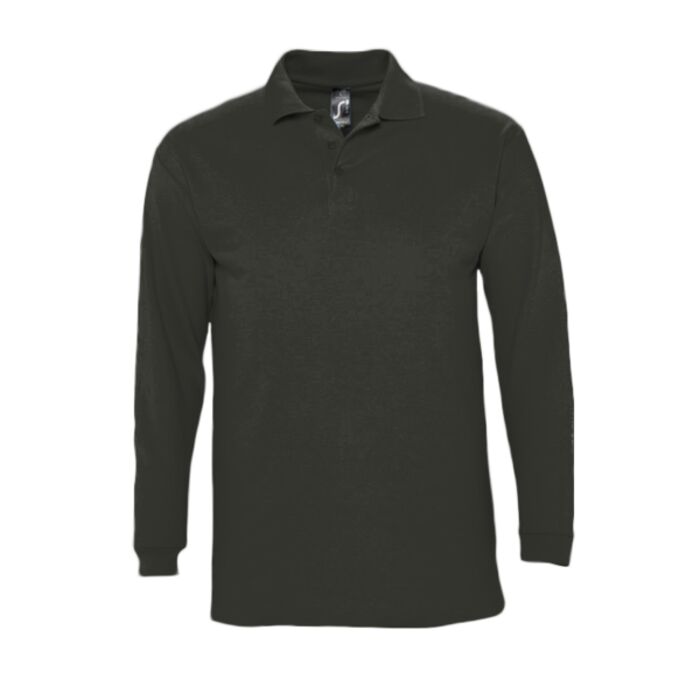 SOL'S Winter II Long Sleeve Cotton Piqué Polo Shirt Thumbnail