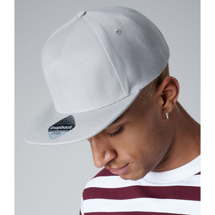 Beechfield Original Flat Peak Snapback Cap Thumbnail